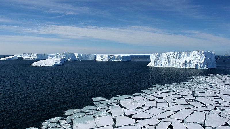 Iceberg nel mare di Ross, Antartide