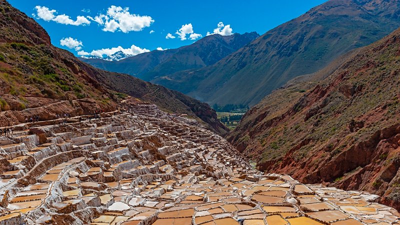Terraced salt pans Peru
