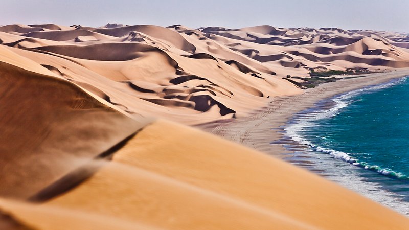 Desert and sea