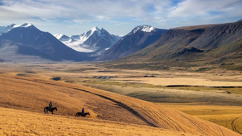 Steppe landscape