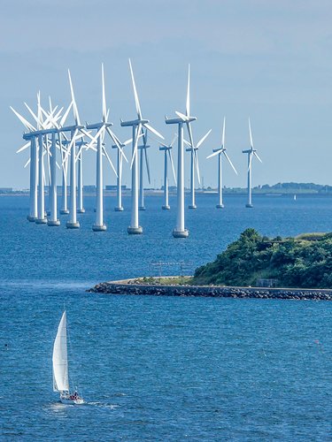Wind farm vicino alla costa