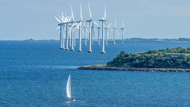 Wind farm vicino alla costa