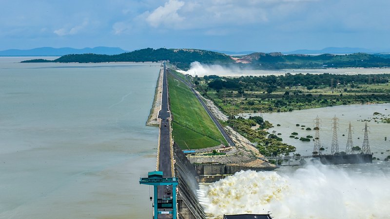 Hirakud Dam, India