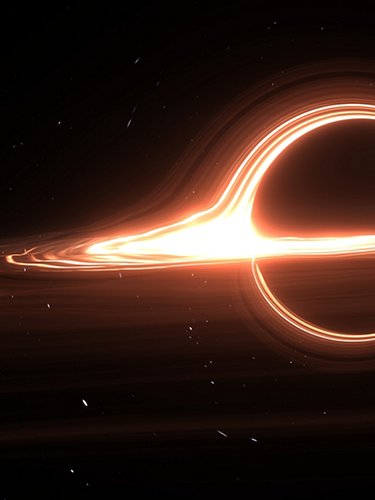 Representation of a black hole