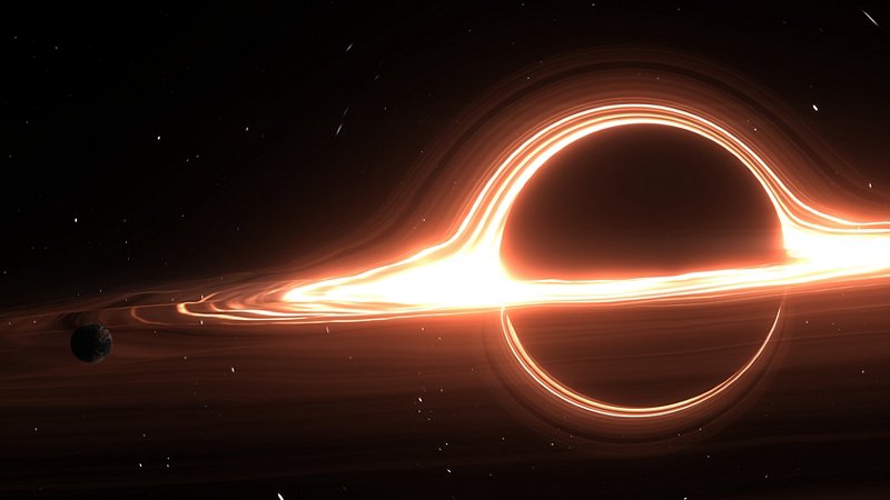 Rappresentazione di un buco nero