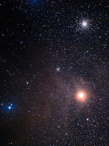 Antares in the constellation of Scorpio