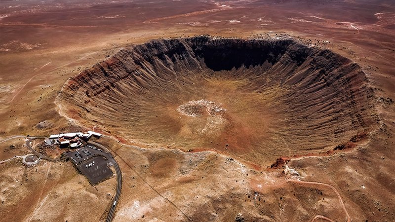 Earth impact crater