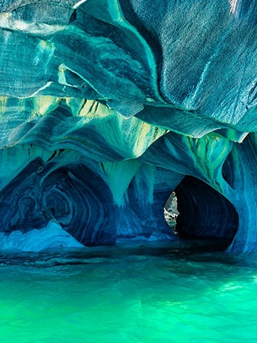 Cuevas de Mármol, Cile