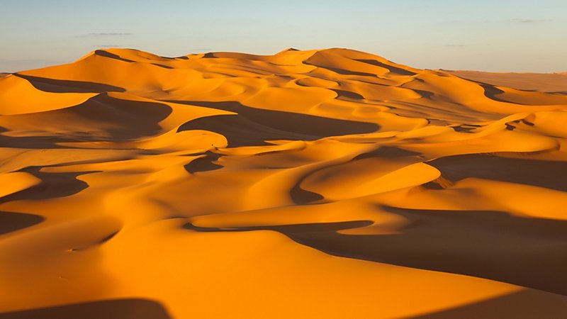 Dune nel deserto del Sahara - Libia