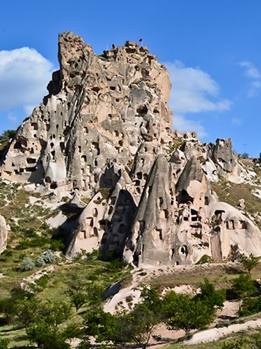 Houses in the tuff in Cappadocia