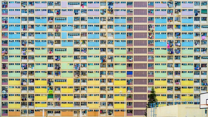 Anthill houses in Hong Kong
