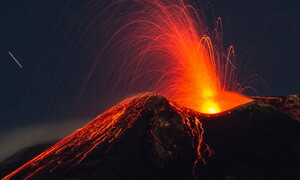 Green like an active volcano