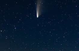 Comet NEOWISE visible in the July sky