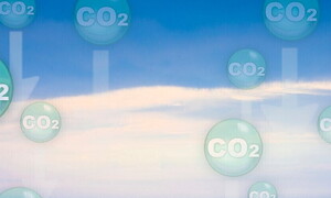 A sea of CO2