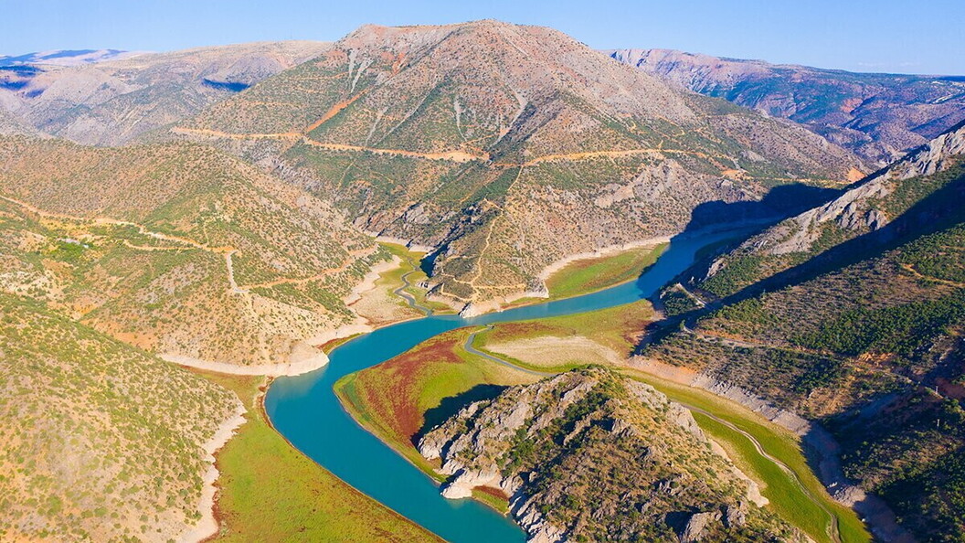 The River Euphrates, along the banks of which one of the most ancient civilisations in the world dev