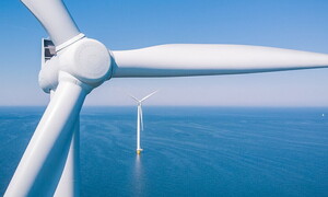The first turbine of Italy’s first offshore wind farm, Beleolico, has been installed