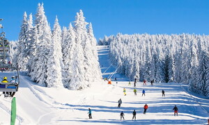 Con gli sci ai piedi