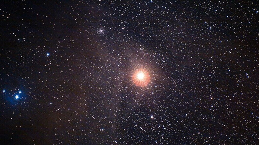 Antares nella costellazione dello Scorpi