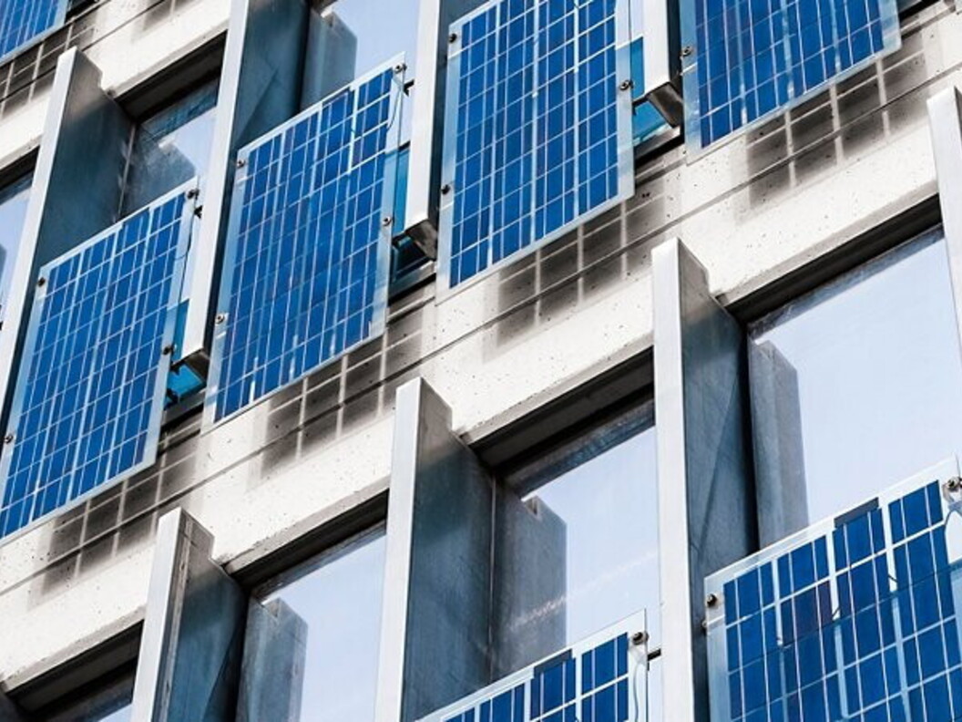 Pannelli integrati in un edificio