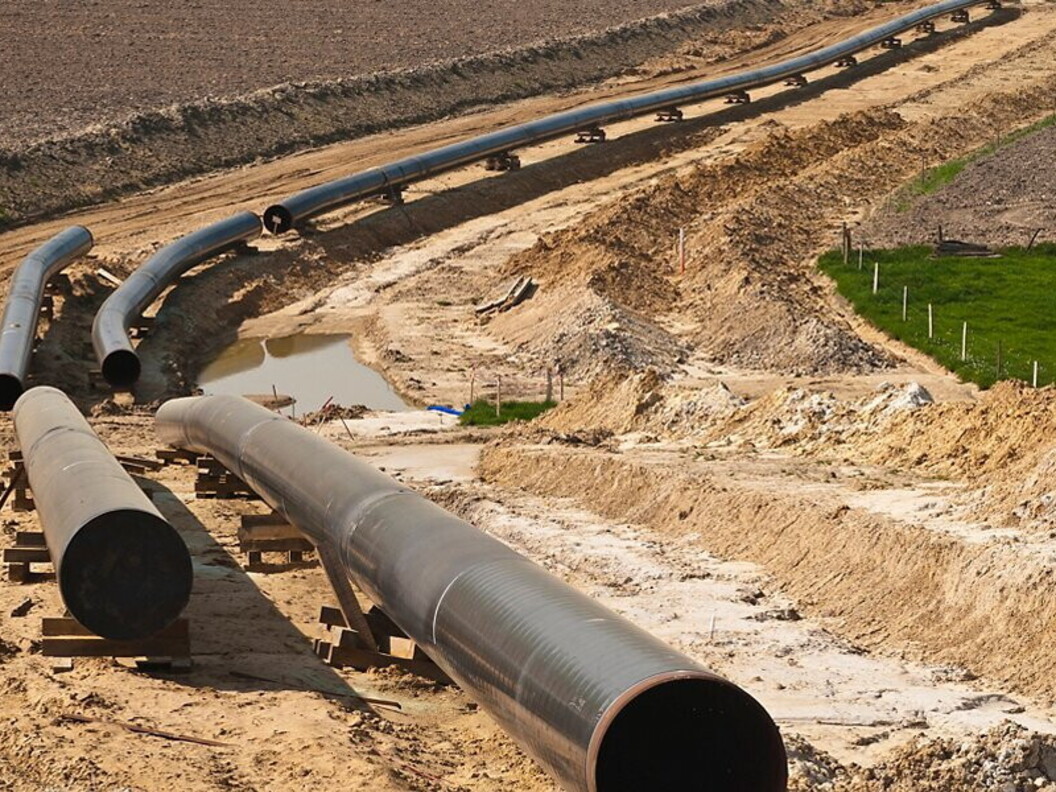 Pipeline in costruzione