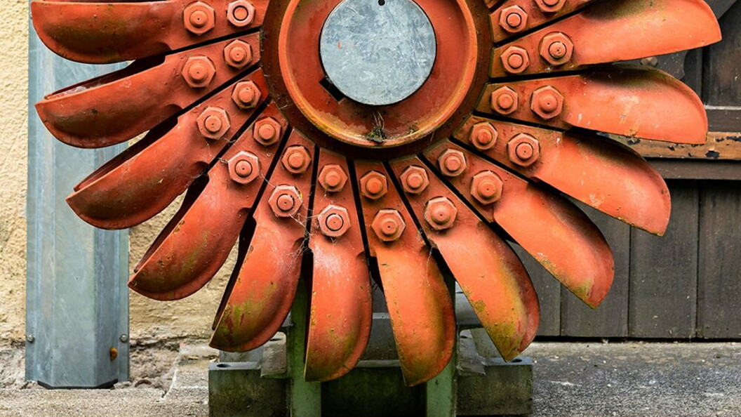 Vecchia turbina Pelton