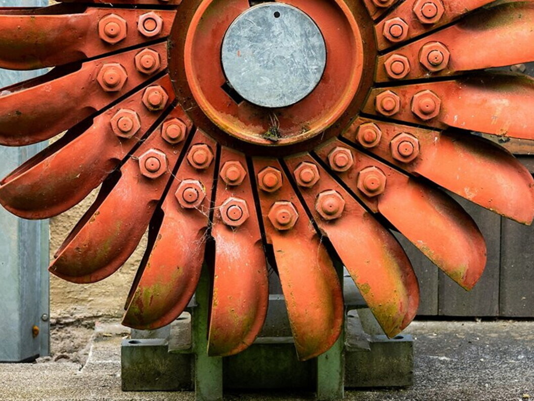 Vecchia turbina Pelton