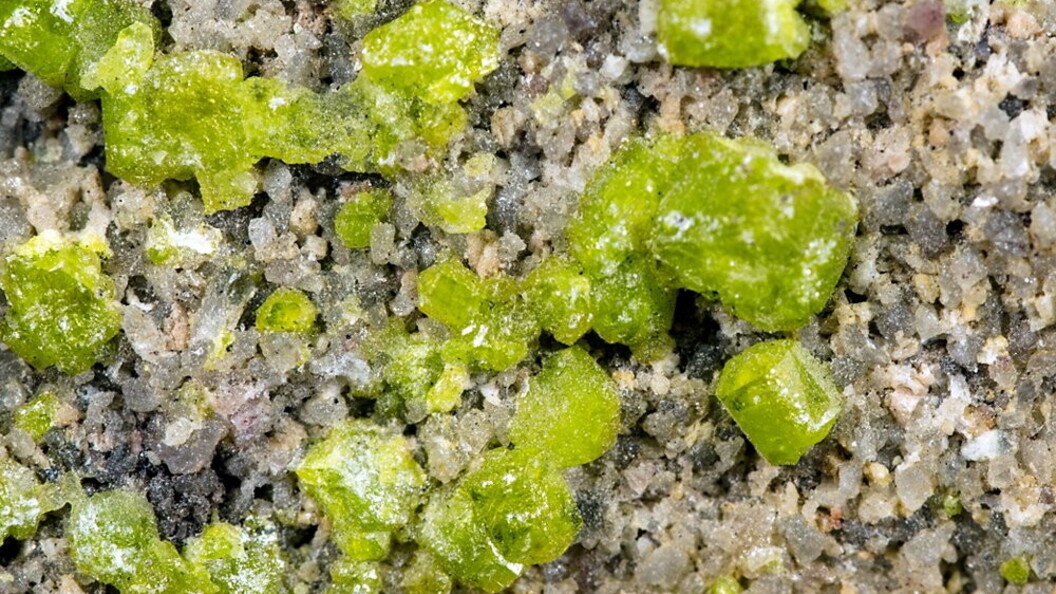 Cristalli di olivina