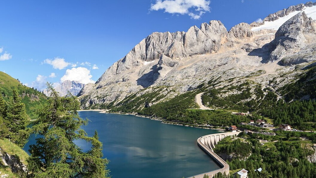 Diga Fedaia, Italia