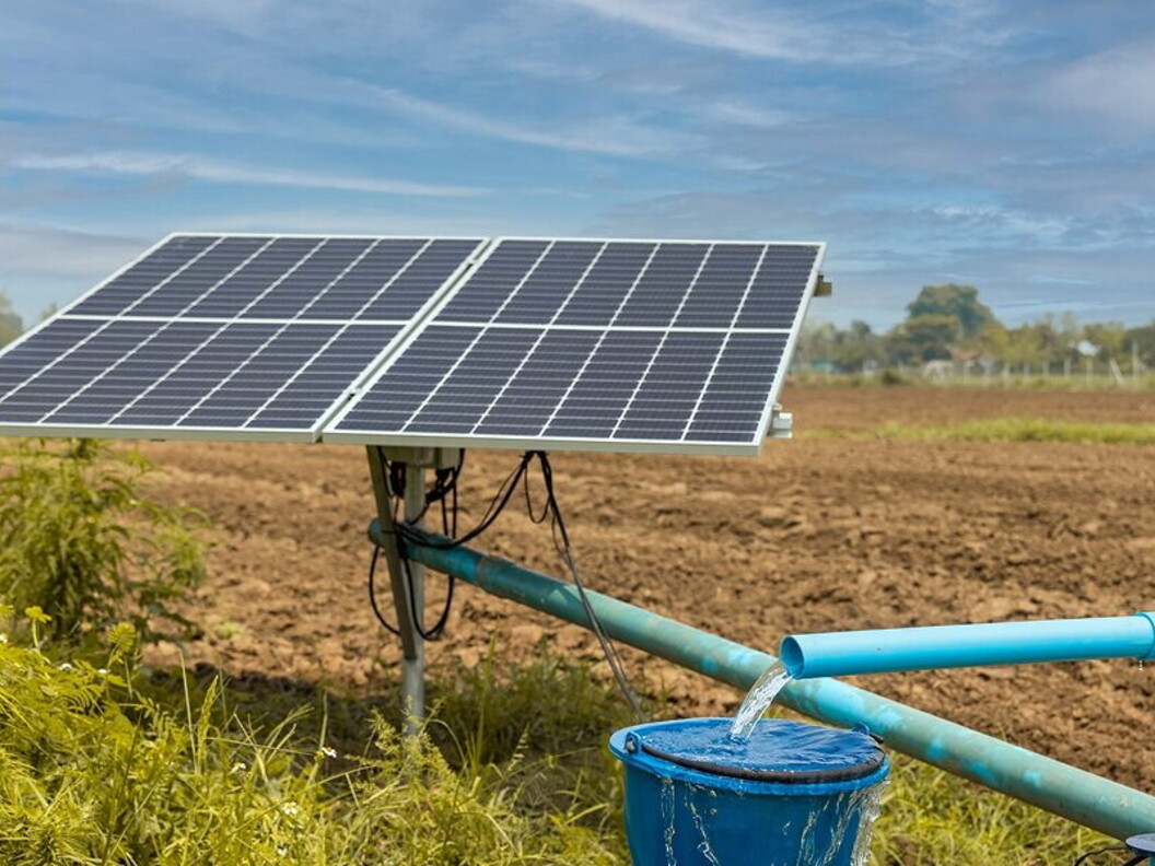 Pompa alimentata ad energia solare