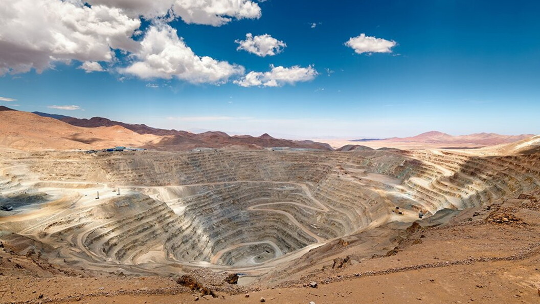 Miniera di rame a cielo aperto