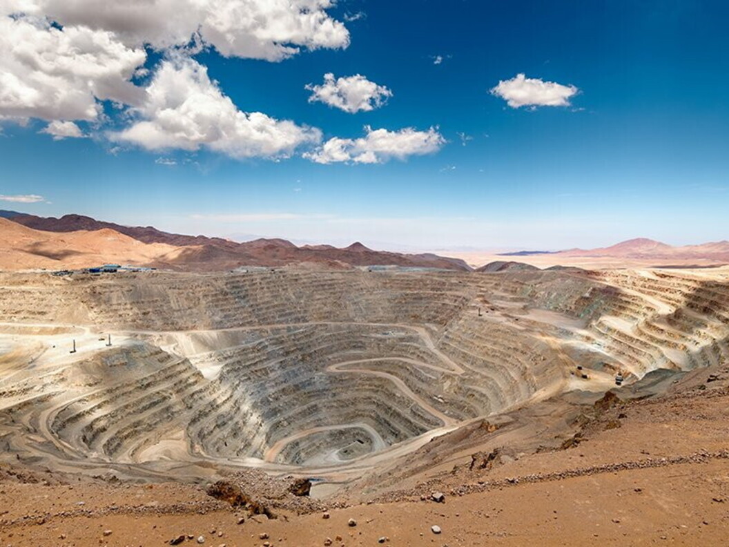 Miniera di rame a cielo aperto