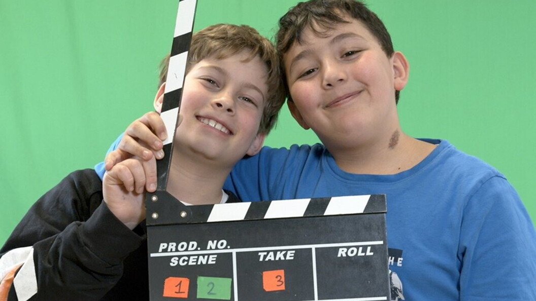 I bambini della scuola primaria “Alcide De Gasperi” di Norcia