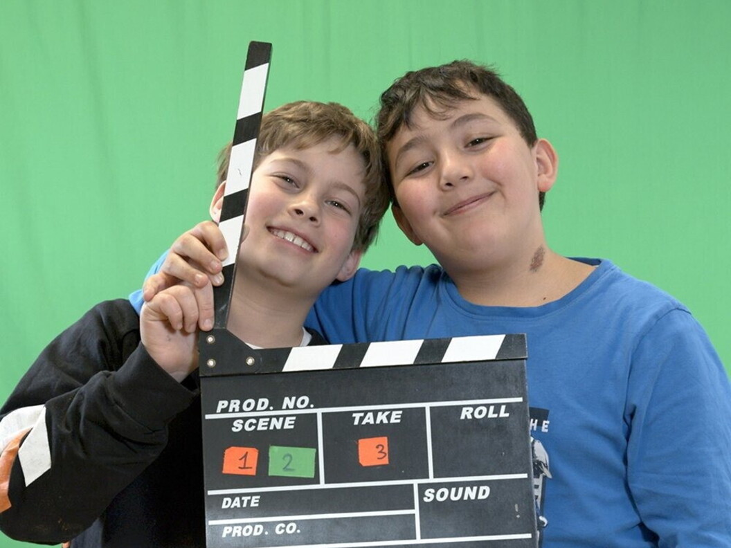 I bambini della scuola primaria “Alcide De Gasperi” di Norcia