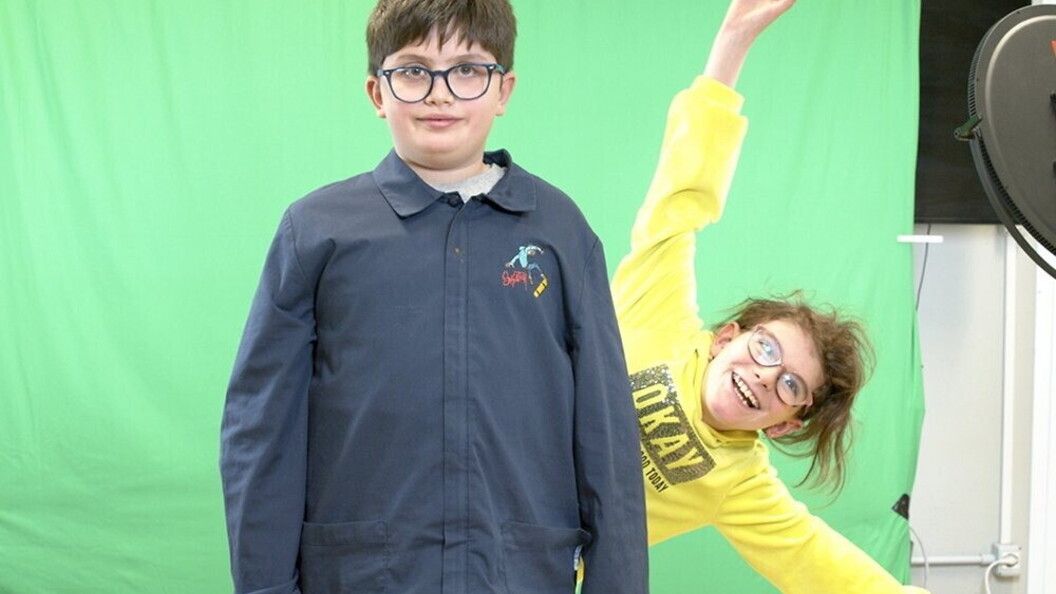 I bambini della scuola primaria “Alcide De Gasperi” di Norcia 