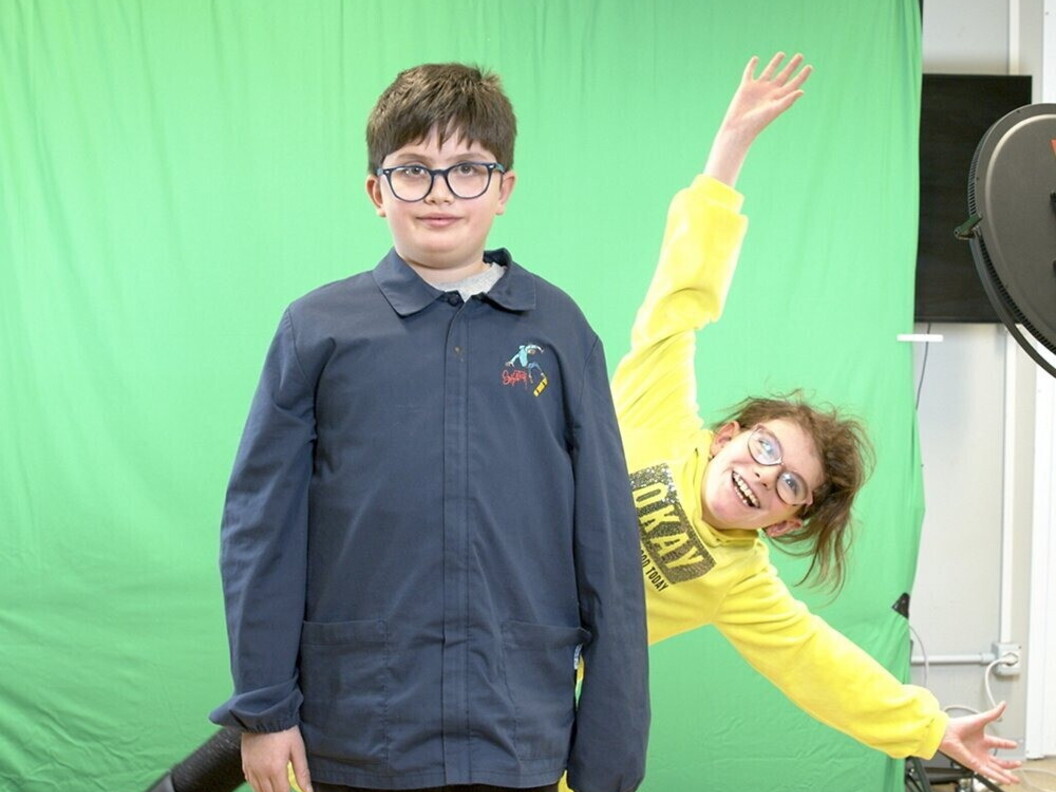 I bambini della scuola primaria “Alcide De Gasperi” di Norcia 