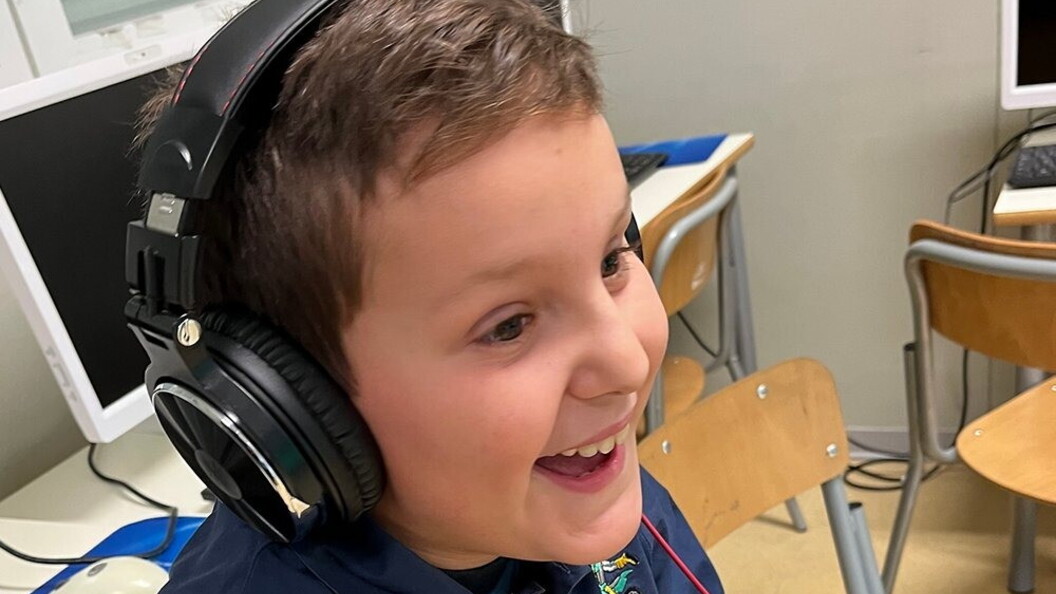 I bambini della scuola primaria “Alcide De Gasperi” di Norcia