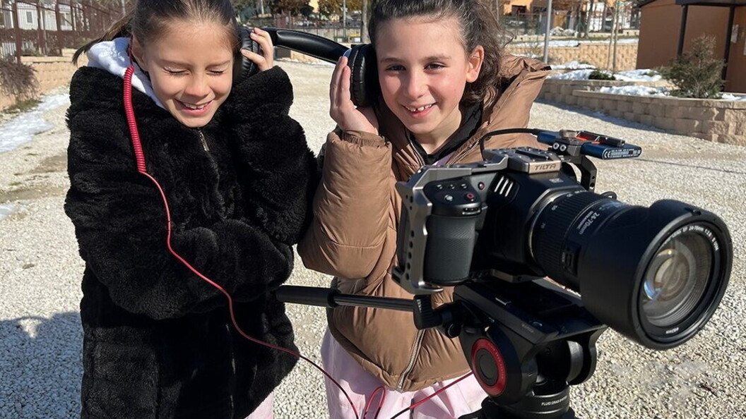 I bambini della scuola primaria “Alcide De Gasperi” di Norcia