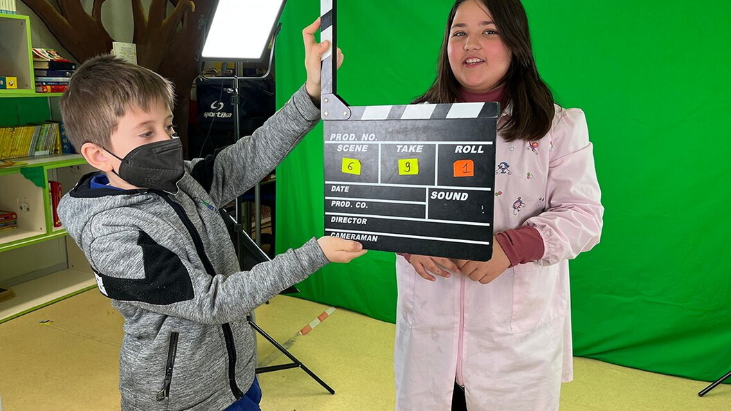 I bambini della scuola primaria di Norcia “Alcide De Gasperi”