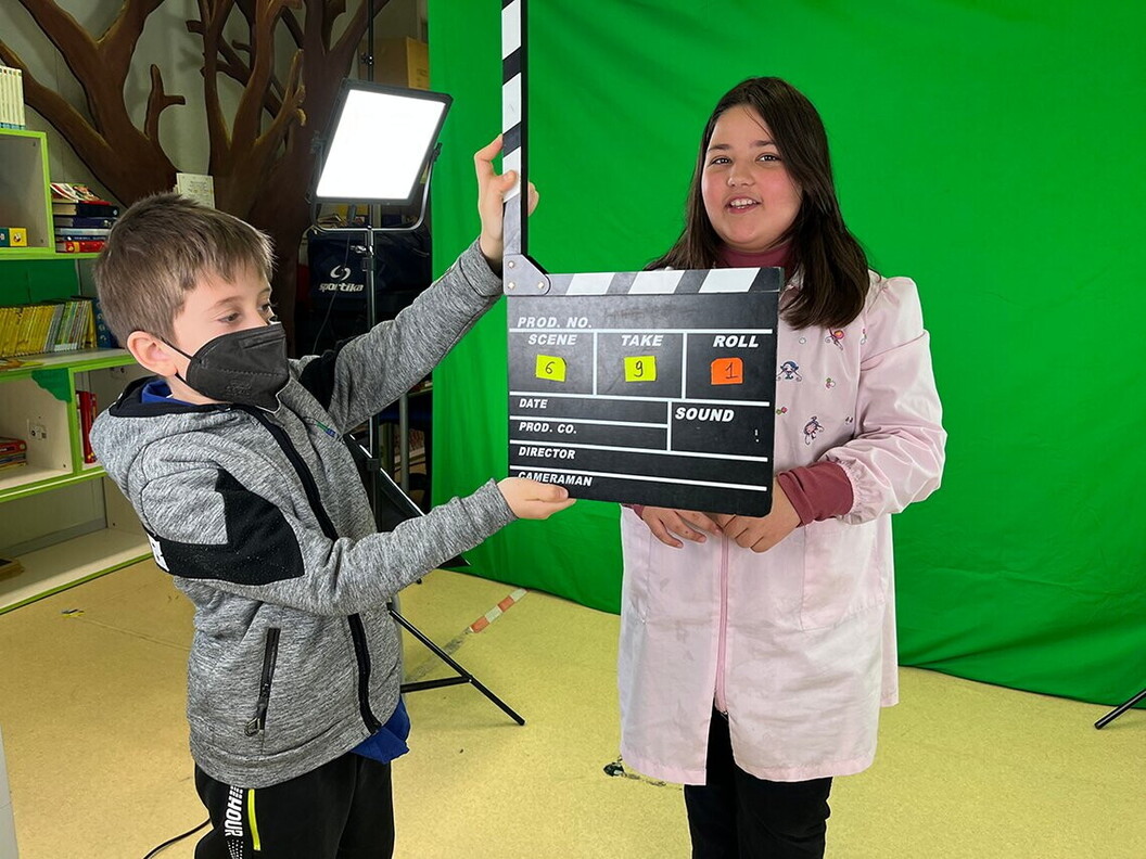 I bambini della scuola primaria di Norcia “Alcide De Gasperi”