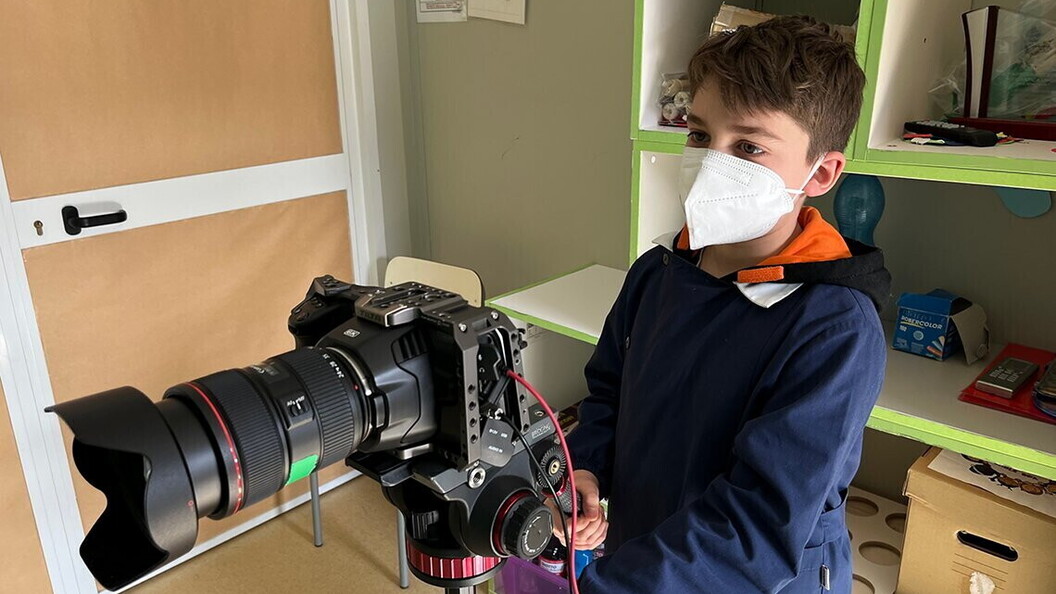 I bambini della scuola primaria di Norcia “Alcide De Gasperi”