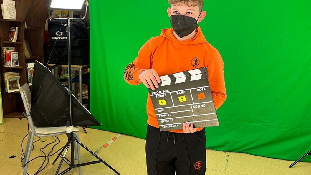 I bambini della scuola primaria di Norcia “Alcide De Gasperi”