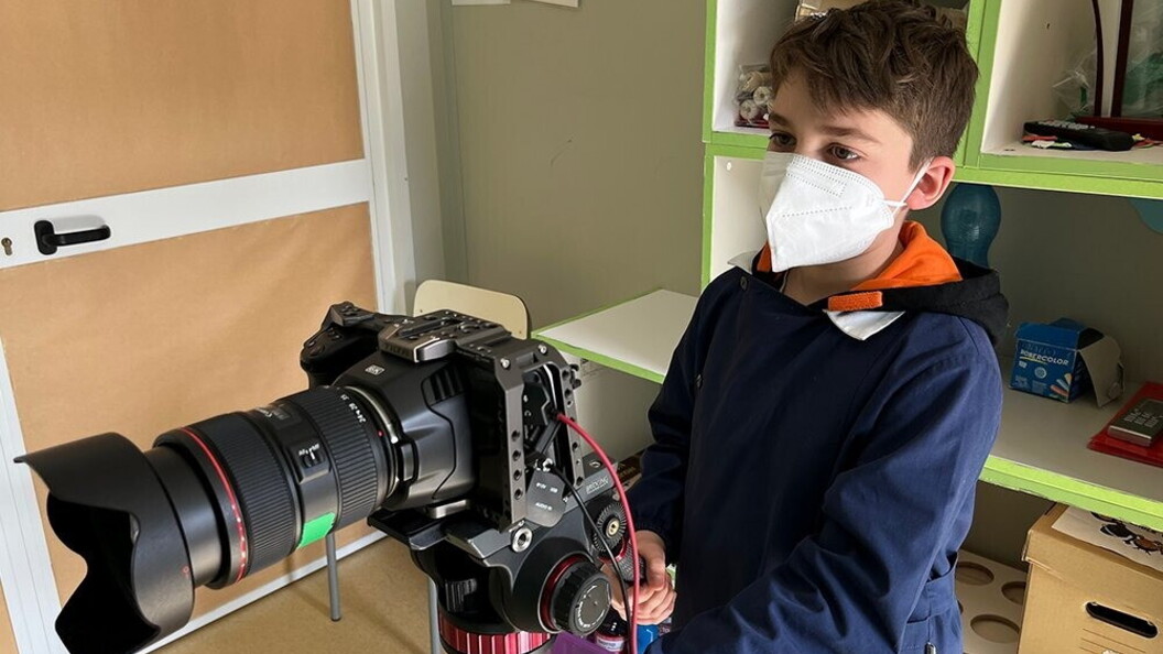 I bambini della scuola primaria di Norcia “Alcide De Gasperi”