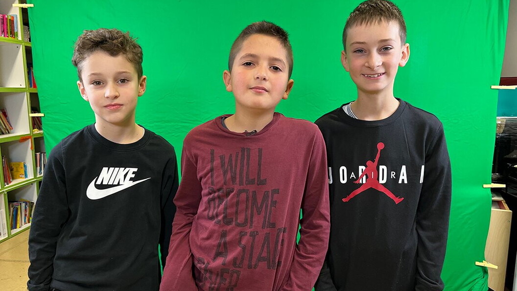 Ecco i bambini della 4^A e della 4^B all’opera!