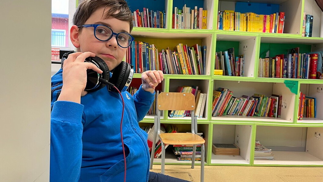 Ecco i bambini della 4^A e della 4^B all’opera!