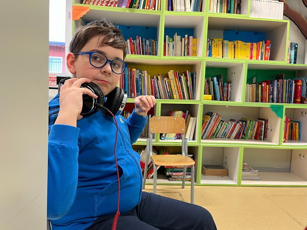 Ecco i bambini della 4^A e della 4^B all’opera!