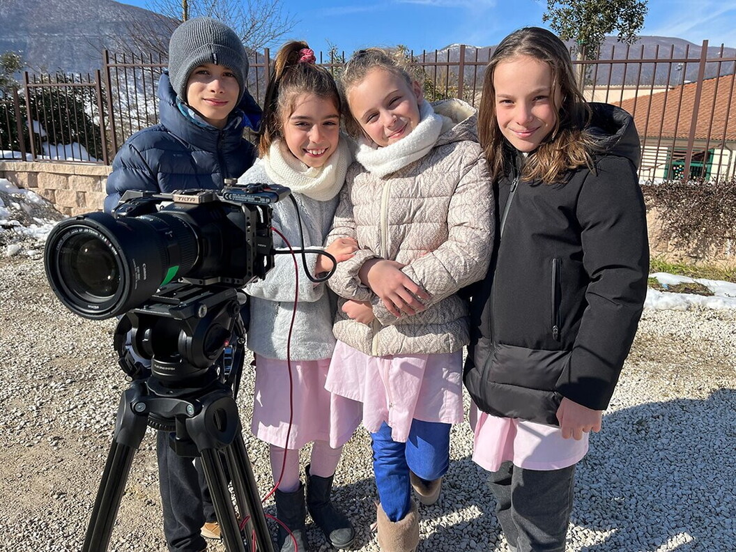 I bambini della scuola primaria di Norcia “Alcide De Gasperi”