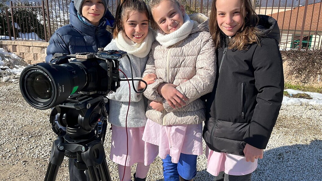 I bambini della scuola primaria di Norcia “Alcide De Gasperi”
