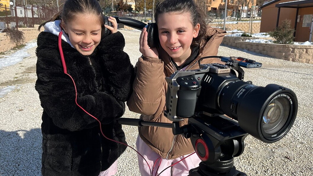 I bambini della scuola primaria di Norcia “Alcide De Gasperi”