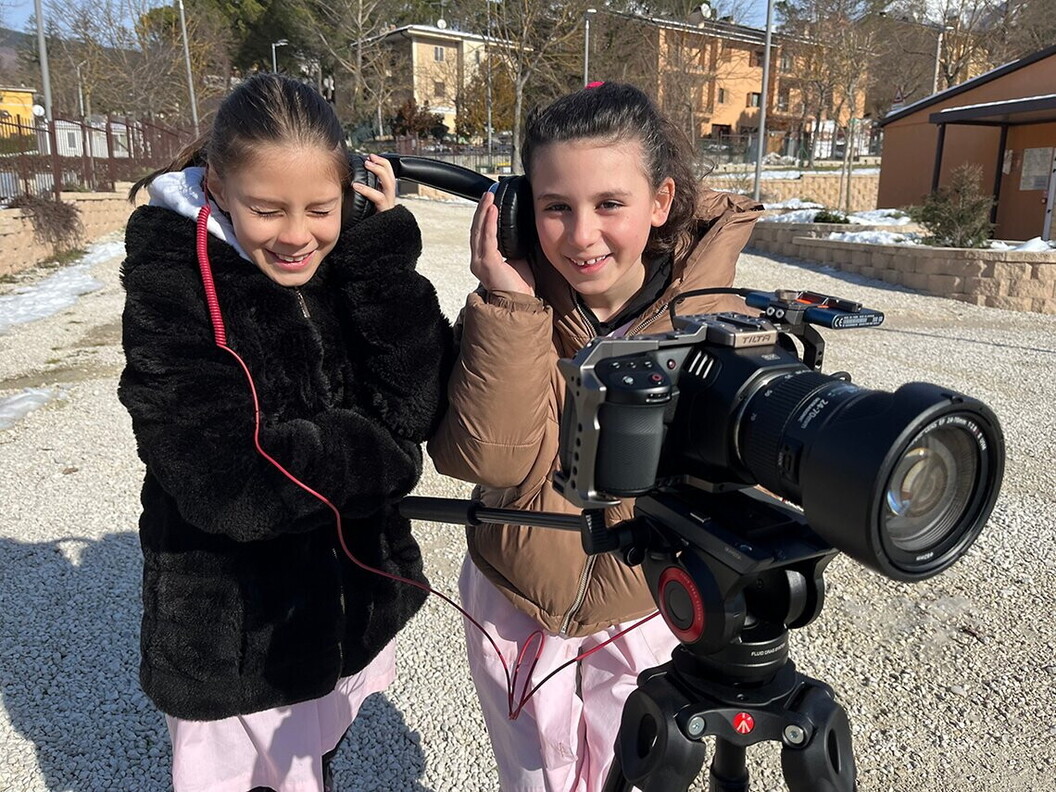 I bambini della scuola primaria di Norcia “Alcide De Gasperi”