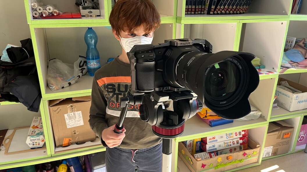 I bambini della scuola primaria di Norcia “Alcide De Gasperi”